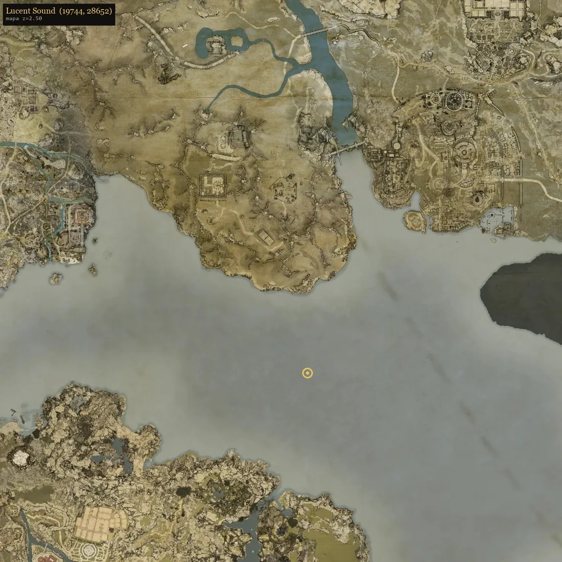 Map view of Lucent Sound.